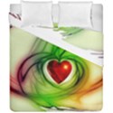 Heart Love Luck Abstract Duvet Cover Double Side (California King Size) View1