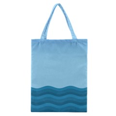 Making Waves Classic Tote Bag by WensdaiAmbrose