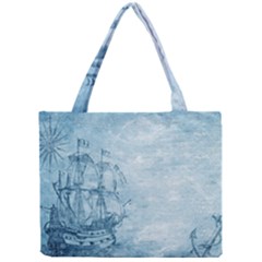 Sail Away - Vintage - Mini Tote Bag by WensdaiAmbrose
