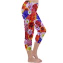 Multicolored Daisies Capri Winter Leggings  View3