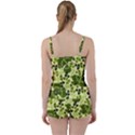 Drawn To Clovers Tie Front Two Piece Tankini View2