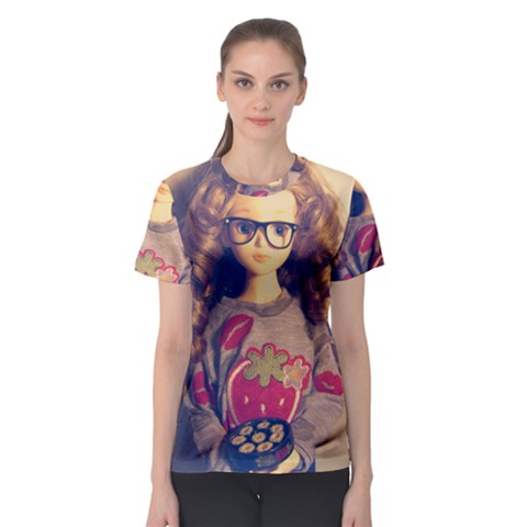 Eating Sushi Women s Sport Mesh Tee by snowwhitegirl