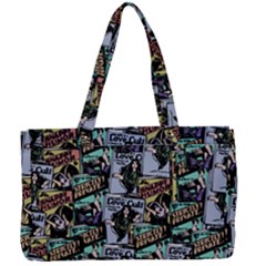 Comic Books Pattern Canvas Work Bag by snowwhitegirl