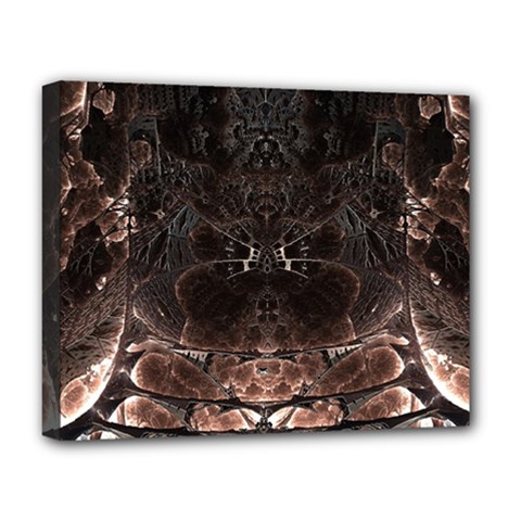 Fractal Mandelbulb 3d Action Deluxe Canvas 20  X 16  (stretched) by Pakrebo