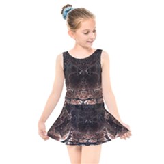 Fractal Mandelbulb 3d Action Kids  Skater Dress Swimsuit by Pakrebo