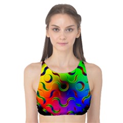 Ball Sphere Digital Art Fractals Tank Bikini Top by Pakrebo