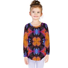 Ornament Colorful Color Background Kids  Long Sleeve Tee