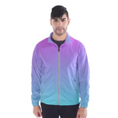 Pink Aqua Dream Windbreaker (men) by retrotoomoderndesigns