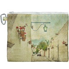 Vintage Grunge Print Arequipa Street, Peru Canvas Cosmetic Bag (xxxl) by dflcprintsclothing