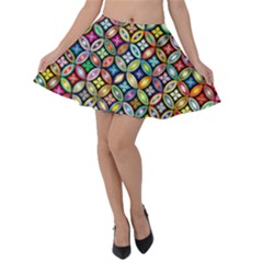Ml 122 1 Velvet Skater Skirt by ArtworkByPatrick