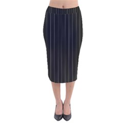 Dark Linear Abstract Print Velvet Midi Pencil Skirt by dflcprintsclothing