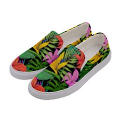 Tropical Adventure Women s Canvas Slip Ons