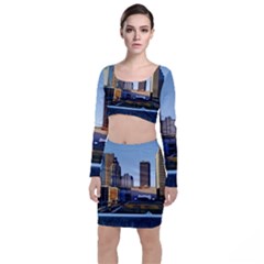 Columbus Skyline Top And Skirt Sets by Riverwoman
