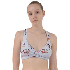 Children Children Drawing Flock Sweetheart Sports Bra by Pakrebo