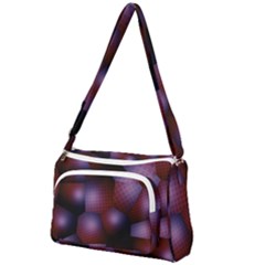 Fractal Rendering Background Front Pocket Crossbody Bag by Pakrebo