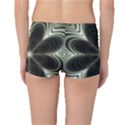 Fractal Silver Waves Texture Reversible Boyleg Bikini Bottoms View2