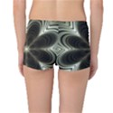 Fractal Silver Waves Texture Reversible Boyleg Bikini Bottoms View4