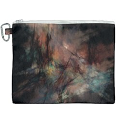 Abstract Fractal Digital Backdrop Canvas Cosmetic Bag (xxxl) by Pakrebo