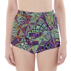 Background Design Art Artwork High-waisted Bikini Bottoms by Pakrebo