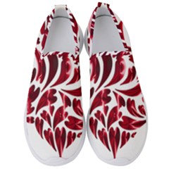 Abstract Geometric Art Fractal Men s Slip On Sneakers by Pakrebo