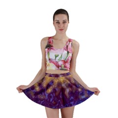 Fractal Rendering Background Mini Skirt