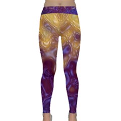 Fractal Rendering Background Classic Yoga Leggings