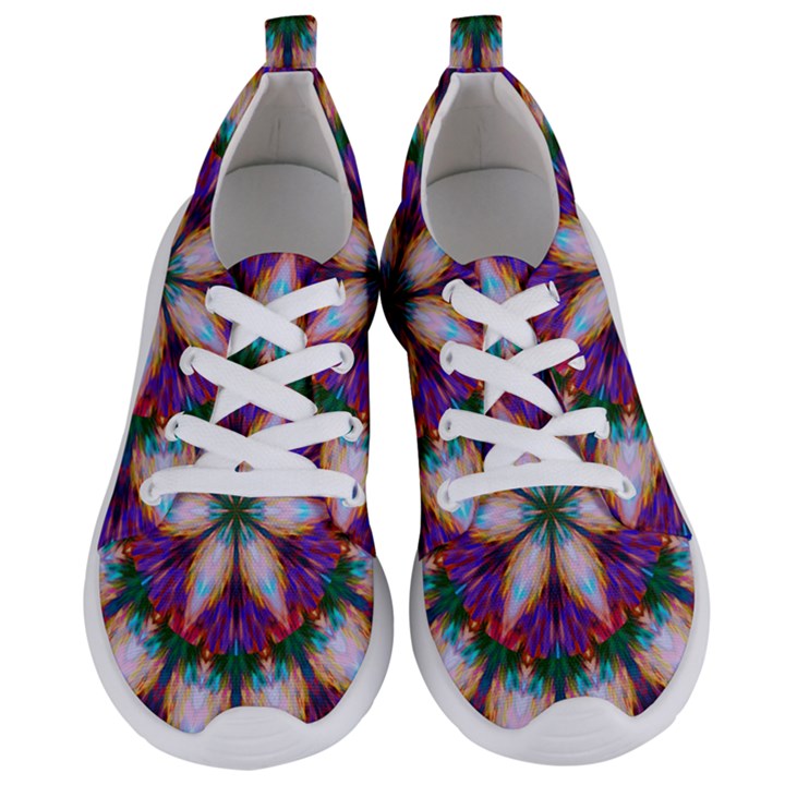 Seamless Abstract Colorful Tile Women s Lightweight Sports Shoes