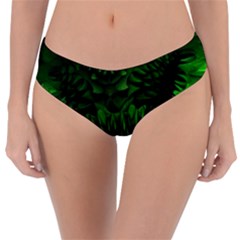 Fractal Rendering Background Green Reversible Classic Bikini Bottoms by Pakrebo