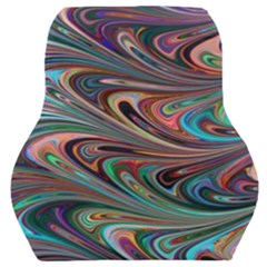 Seamless Abstract Marble Colorful Car Seat Back Cushion  by Pakrebo