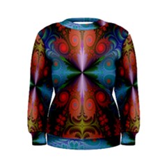 Fractal Fractal Background Design Women s Sweatshirt by Pakrebo