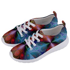 Fractal Fractal Background Design Women s Lightweight Sports Shoes by Pakrebo