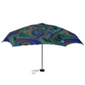 Fractal Abstract Line Wave Design Mini Folding Umbrellas View3