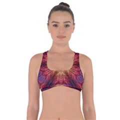 Fractal Abstract Artistic Got No Strings Sports Bra by Pakrebo