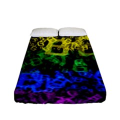 Lgbt Pride Rainbow Gay Lesbian Fitted Sheet (full/ Double Size) by Pakrebo