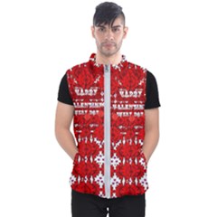 Happy Valentines Every Day Men s Puffer Vest by pepitasart