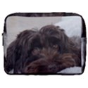 Laying In Dog Bed Make Up Pouch (Large) View1