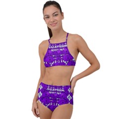 Happy  Day Valentines Every Day High Waist Tankini Set by pepitasart