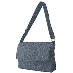 Silver Sparkle Full Print Messenger Bag by retrotoomoderndesigns