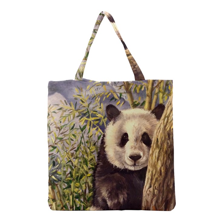 Panda Grocery Tote Bag