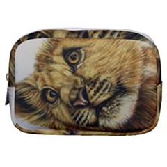 Lion Cub Make Up Pouch (small) by ArtByThree