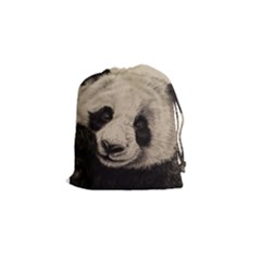 Giant Panda Drawstring Pouch (small) by ArtByThree