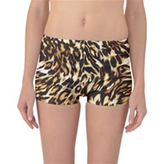 Luxury Animal Print Reversible Boyleg Bikini Bottoms