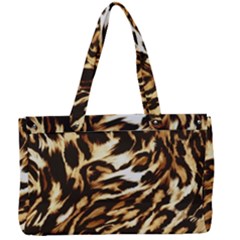 Luxury Animal Print Canvas Work Bag