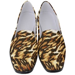 Luxury Animal Print Women s Classic Loafer Heels