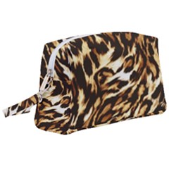 Luxury Animal Print Wristlet Pouch Bag (Large)