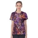 Colorful Rusty Abstract Print Women s Cotton Tee View1