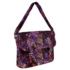 Colorful Rusty Abstract Print Buckle Messenger Bag by dflcprintsclothing