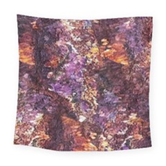 Colorful Rusty Abstract Print Square Tapestry (large) by dflcprintsclothing