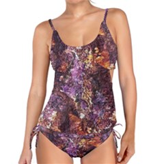 Colorful Rusty Abstract Print Tankini Set by dflcprintsclothing