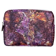 Colorful Rusty Abstract Print Make Up Pouch (medium) by dflcprintsclothing